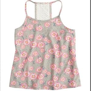 🎉SALE🎉🌼NWOT Printed Crochet Tank